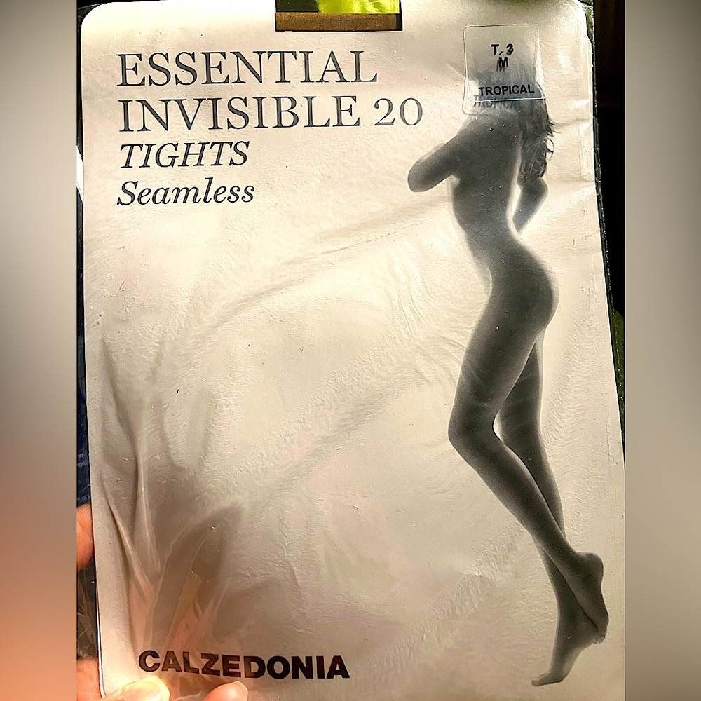 Calzedonia Italian Essential Invisible 20 Tights - NWT, size M